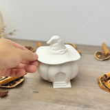 Witches Hat Pumpkin House Halloween Decoration Bowl