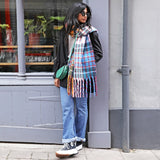 Colourful Check Winter Scarf