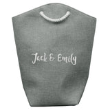 Personalised Silver Name Storage Bag.