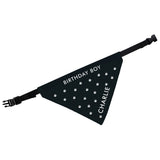 Personalised Paw Print Dog Bandana.