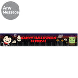 Personalised Halloween Banner.