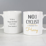 Personalised No.1 Cyclist Mug.