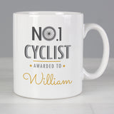 Personalised No.1 Cyclist Mug.