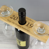 Personalised 'Year' Wine Glass & Bottle Butler.