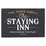 Personalised Staying Inn Metal Sign.